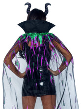Glitter Flame Cape and Curved Horn Headband